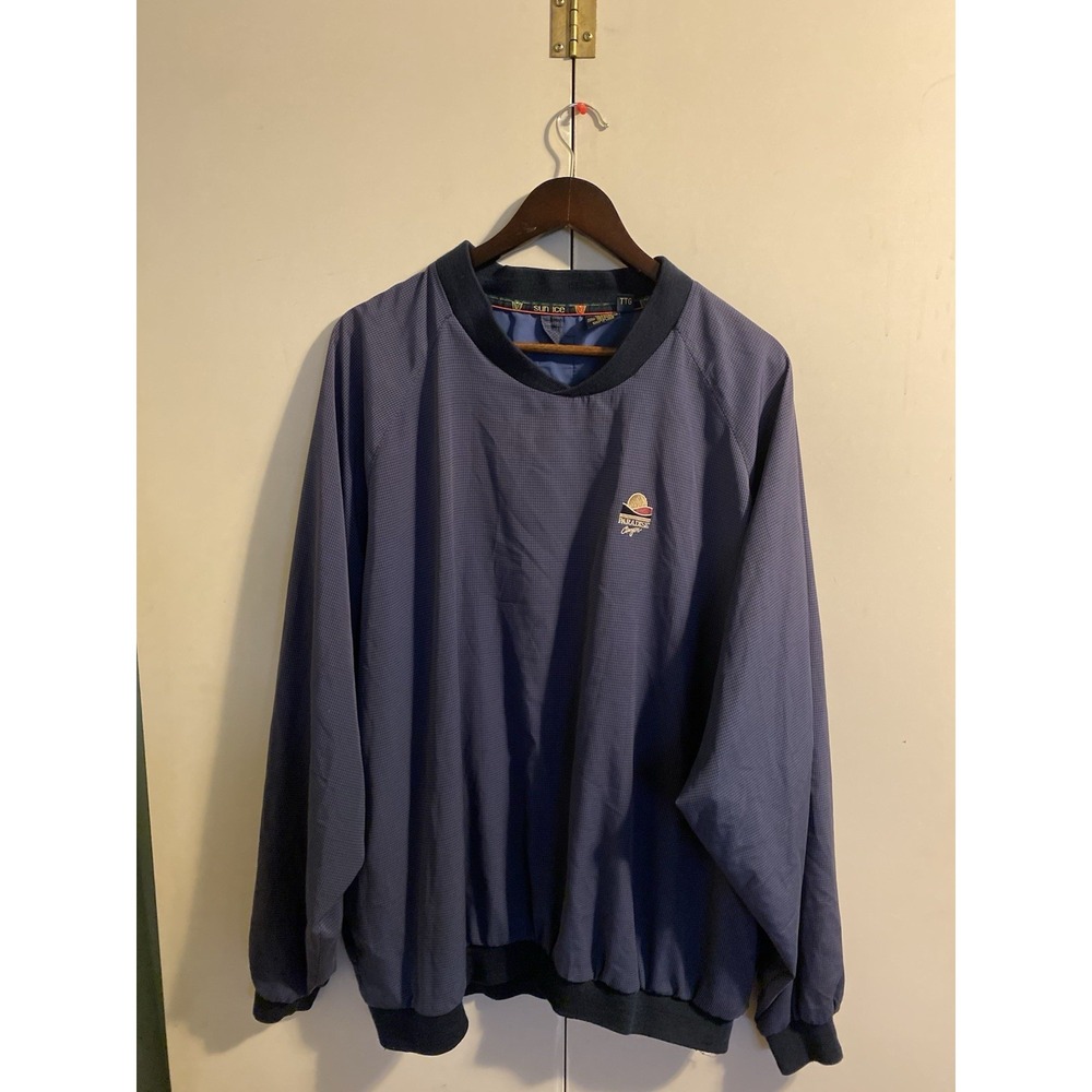 VTG Sun Ice Golf Pullover Jacket Men XXL Blue Windshirt Paradise Canyon Resort